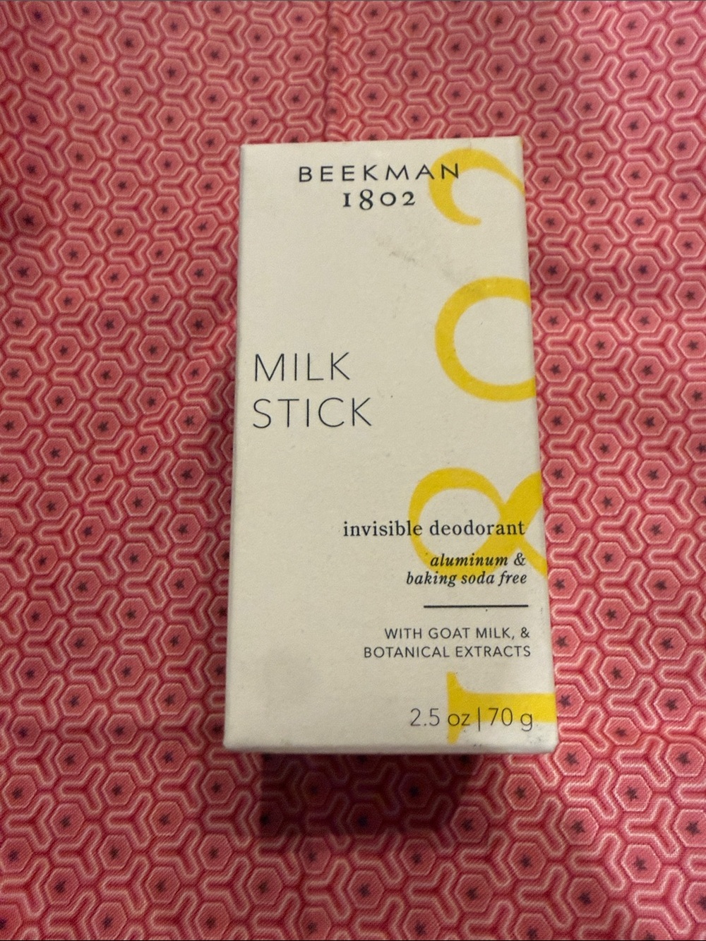 *NEW*2.5oz* Beekman 1802* Milk Stick Invisible Deodorant -